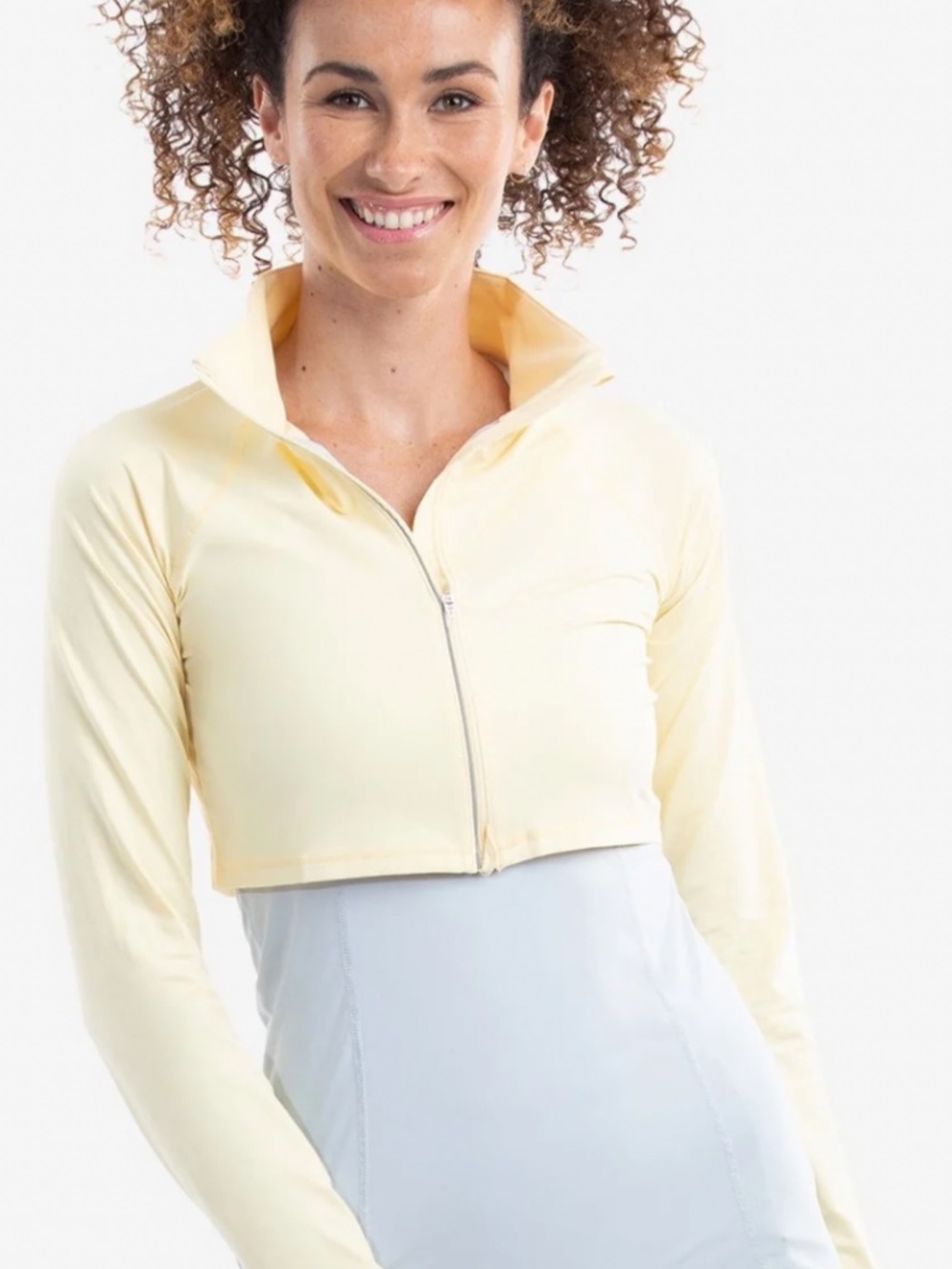 BLOQ UV Cropped Workout Jacket